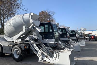 Oto-chaje mixer konkrè nan peyi Turkey