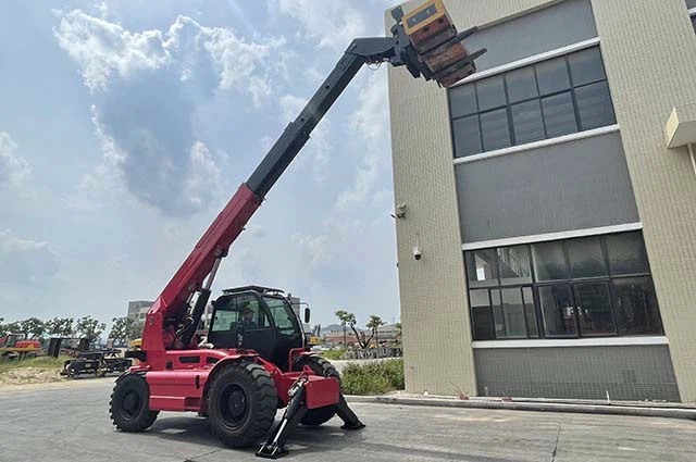 Telehandler pou konstriksyon